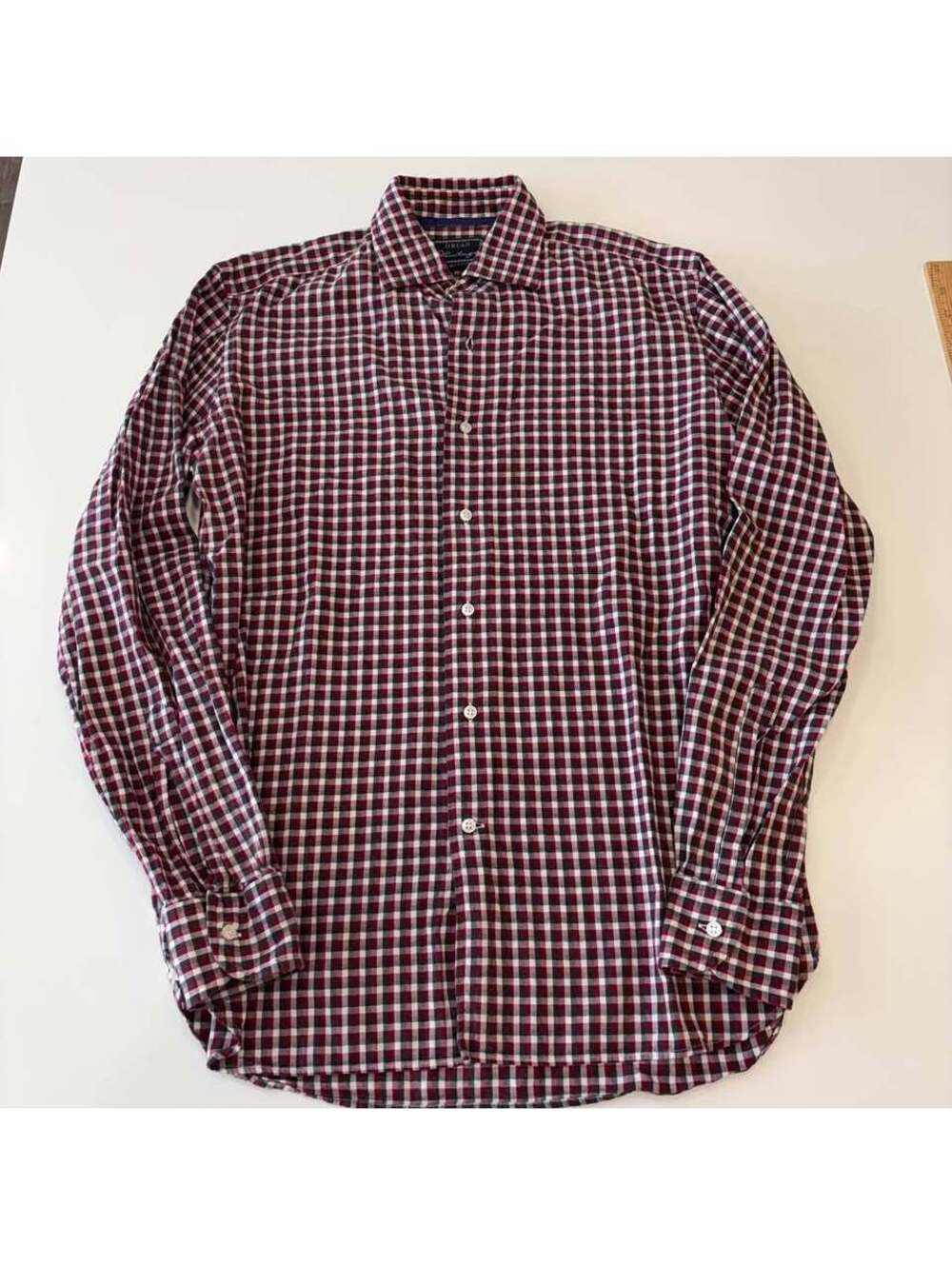 Orian Vintage Regular Fit Gingham Shirt Size M